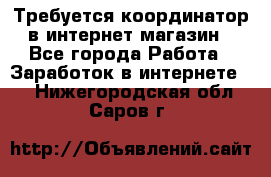 Требуется координатор в интернет-магазин - Все города Работа » Заработок в интернете   . Нижегородская обл.,Саров г.